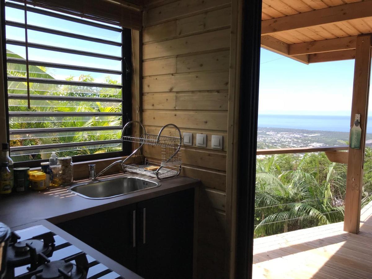 Lounge des hauts 3 maisons à L'étang-Salé sans vis à vis avec vue panoramique Océan et Montagne Extérieur photo