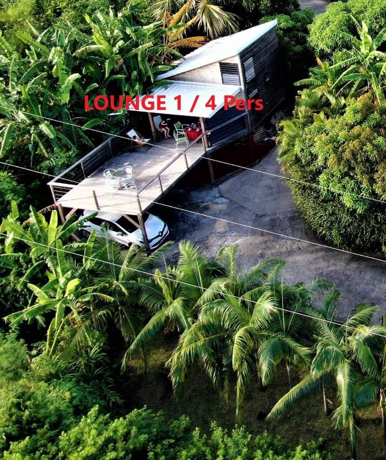 Lounge des hauts 3 maisons à L'étang-Salé sans vis à vis avec vue panoramique Océan et Montagne Extérieur photo